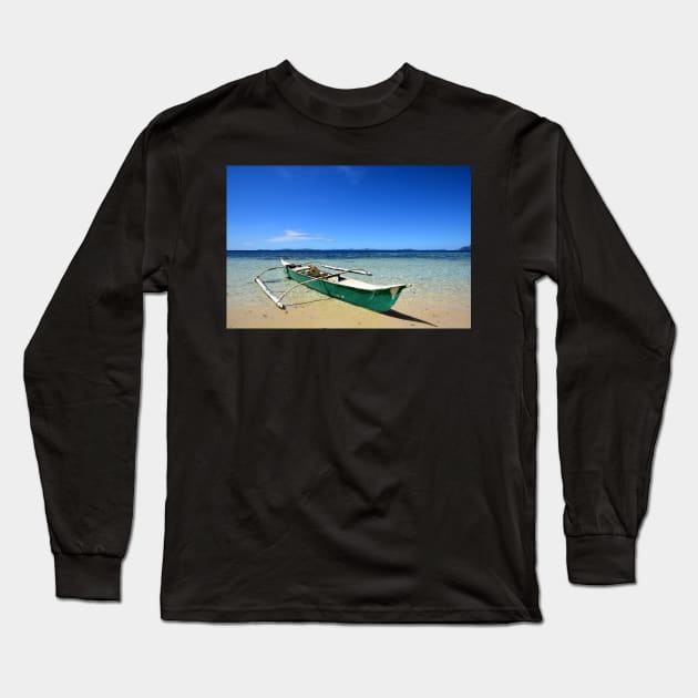 Lagon Palawan, Philippines Long Sleeve T-Shirt by franck380